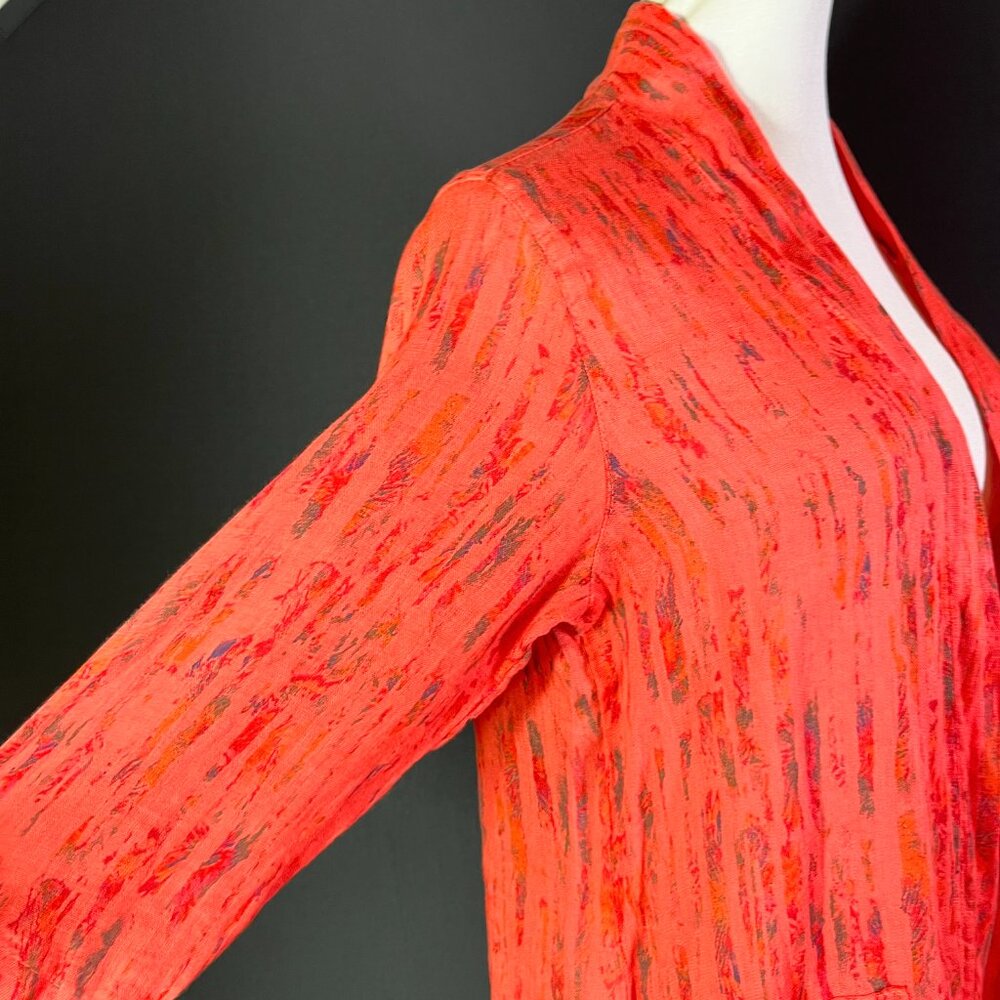 Click By Color Me Cotton Size S Open-Front Woven … - image 4